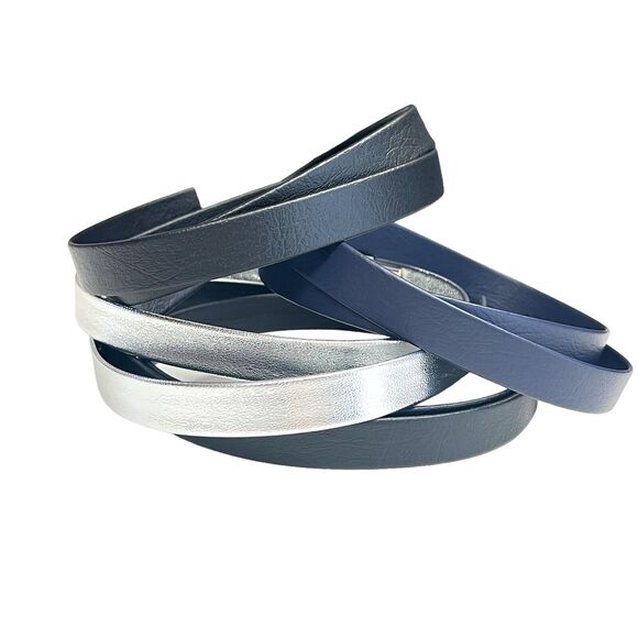 Vintage Set Two Belt Buckles Squares Sand Dollars Four Interchangeable Belts‎ - Picture 7 of 7